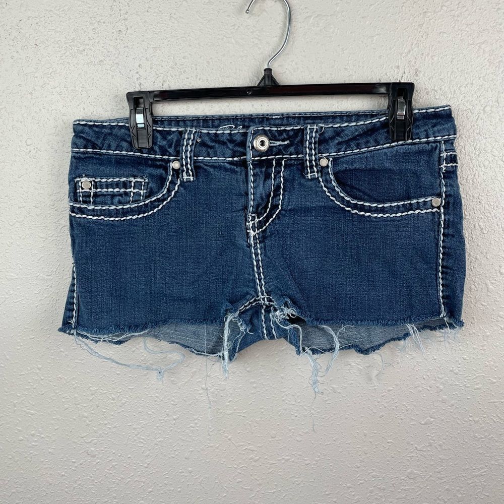 Blue Asphalt Denim Shorts Size 7 EUC
